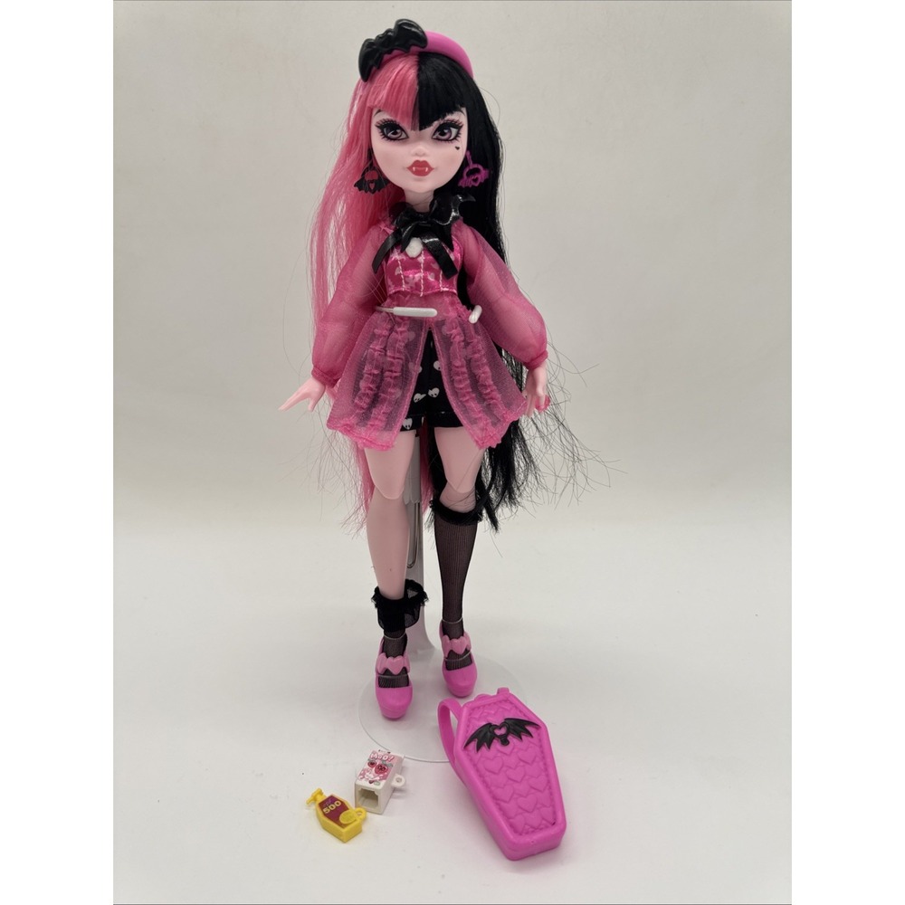Monster High G3 Draculaura Day Out Doll HKY71 Complete Outfit Accessories 2022